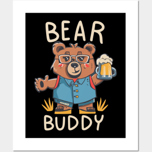 "Bear Buddy" design Posters and Art